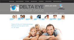 Desktop Screenshot of deltaeyemedicalgroup.com